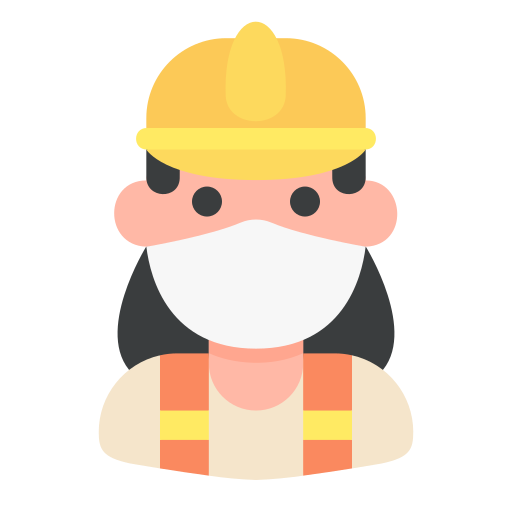 bouwvakker Generic Flat icoon