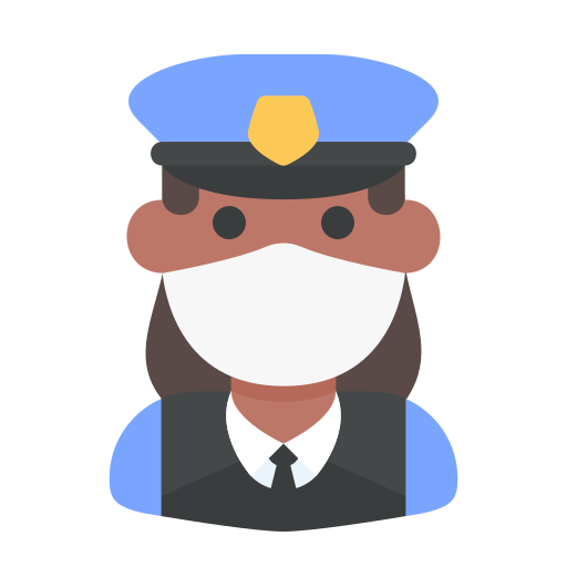 politieagente Generic Flat icoon