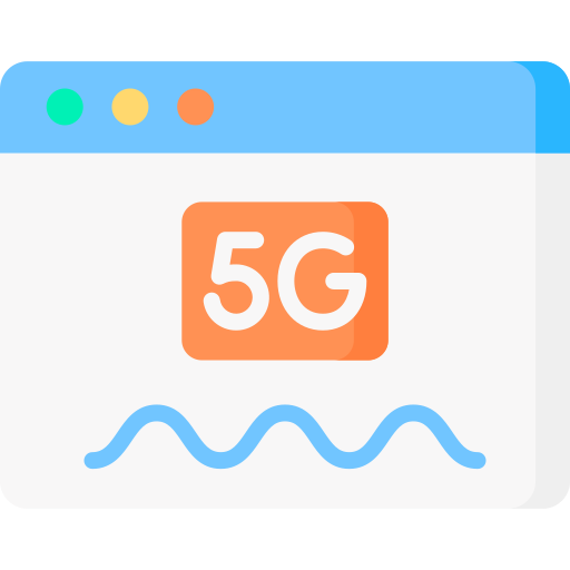 5g Special Flat Ícone