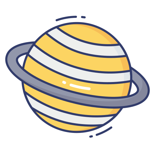 土星 Dinosoft Lineal Color icon