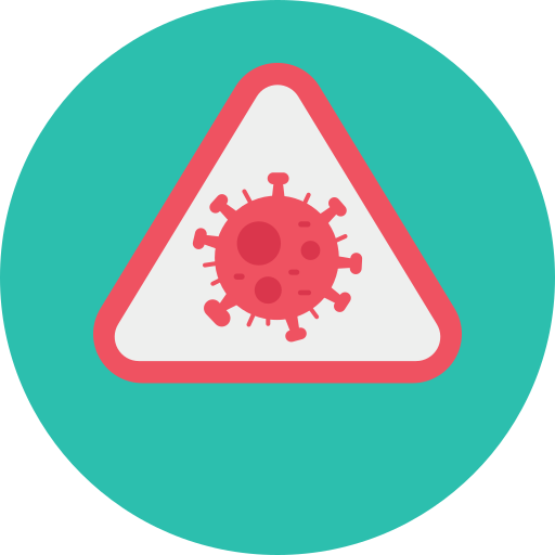 코로나 바이러스 Dinosoft Circular icon