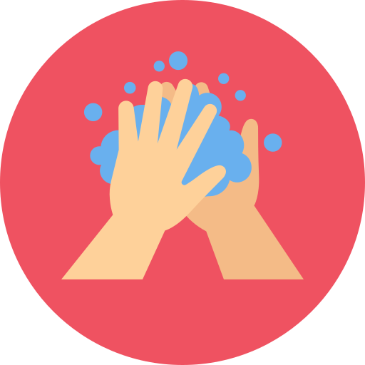 lavarse las manos Dinosoft Circular icono