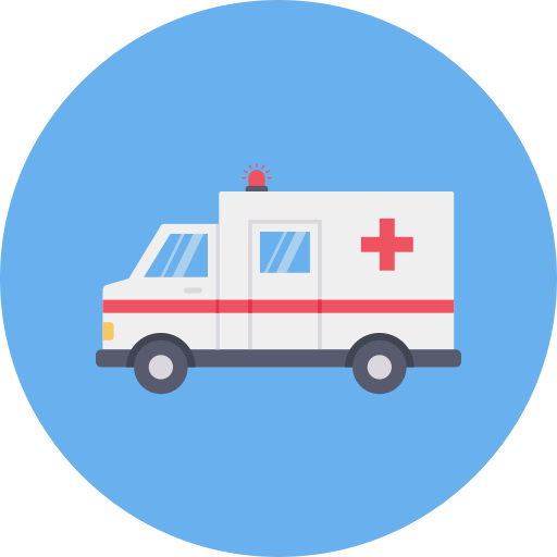 ambulancia Dinosoft Circular icono