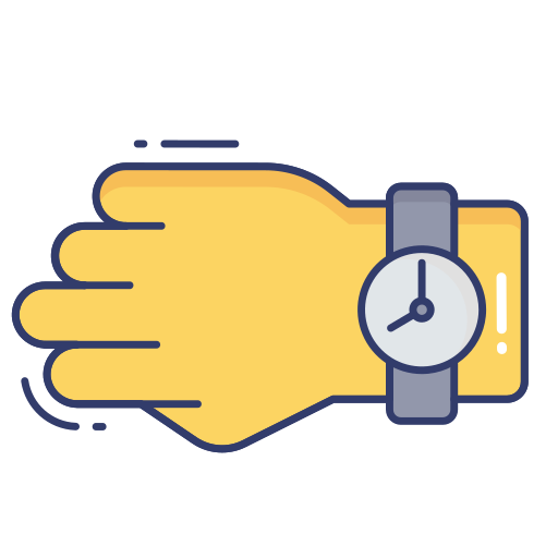 Hand watch Dinosoft Lineal Color icon