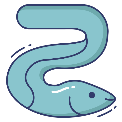 anguila Dinosoft Lineal Color icono