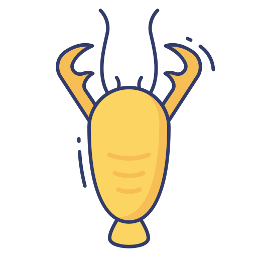 lagosta Dinosoft Lineal Color Ícone