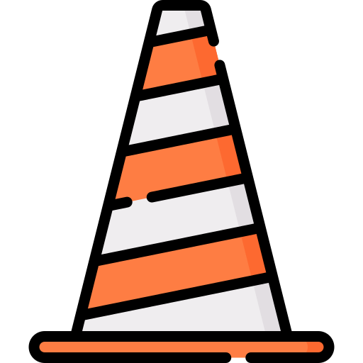 Traffic cone Special Lineal color icon