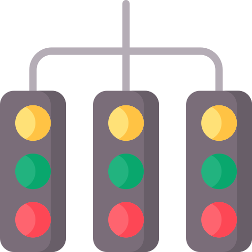 Traffic lights Special Flat icon