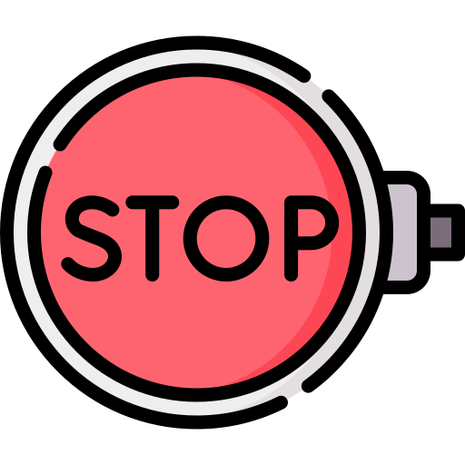 Stop sign Special Lineal color icon