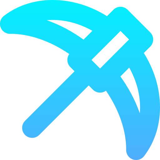 Pickaxe Generic Gradient icon