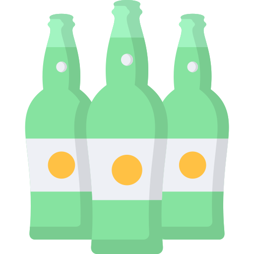 Бутылка пива Generic Flat иконка