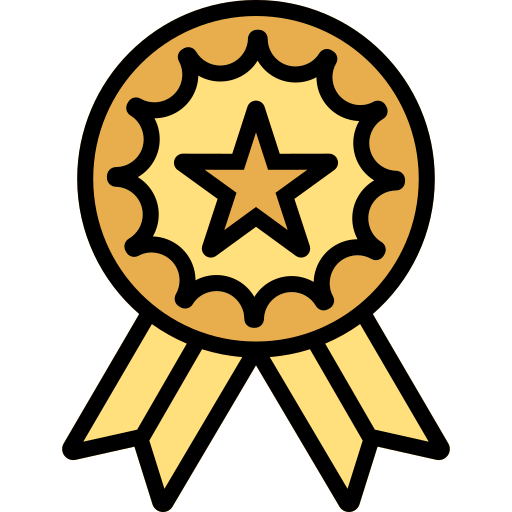 Award Generic Outline Color icon