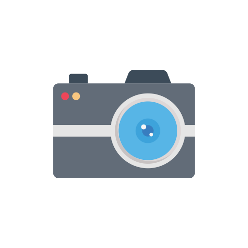 カメラ Vector Stall Flat icon