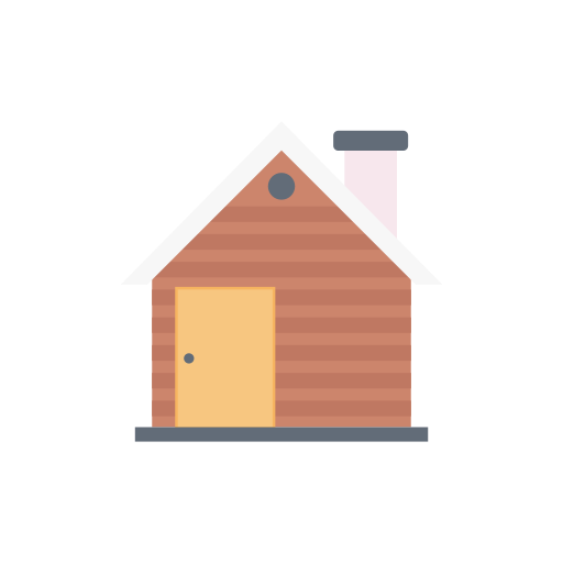 дом Vector Stall Flat иконка