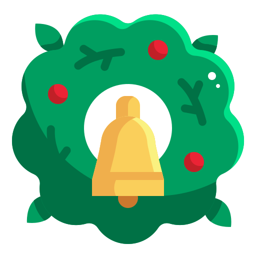 Christmas wreath Generic Flat icon