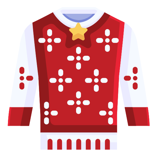 Рождественский свитер Generic Flat иконка