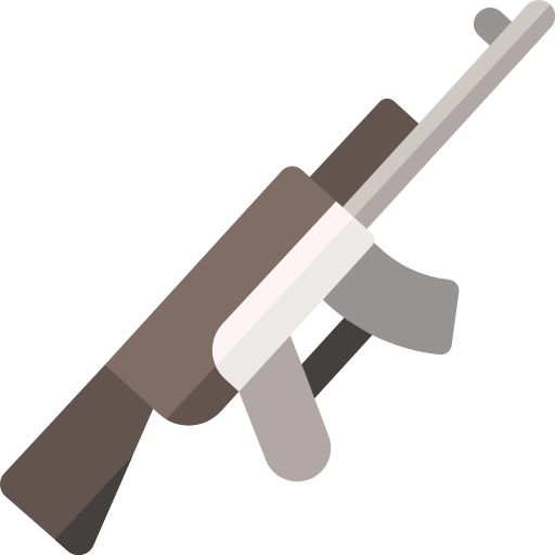 Rifle Basic Rounded Flat icon