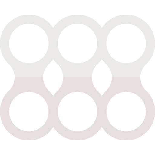 Шесть пакетов Basic Rounded Flat иконка