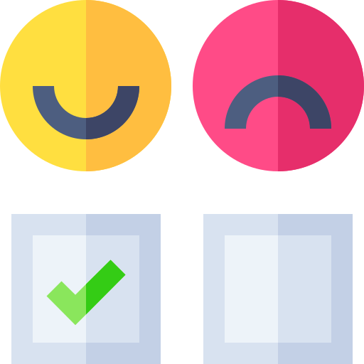 Feedback Basic Straight Flat icon