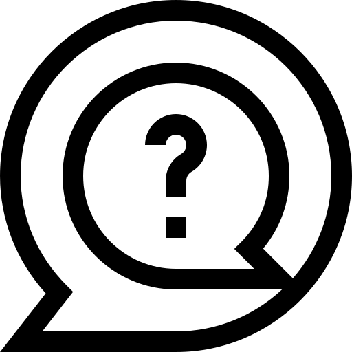 pytanie Basic Straight Lineal ikona