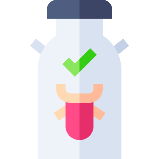Milk tank Basic Straight Flat icon
