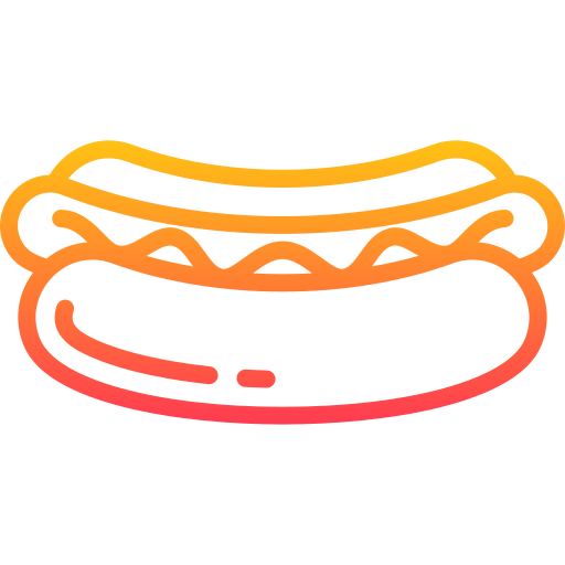 hotdog Generic Gradient icoon