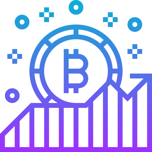 kryptowaluty Meticulous Gradient ikona