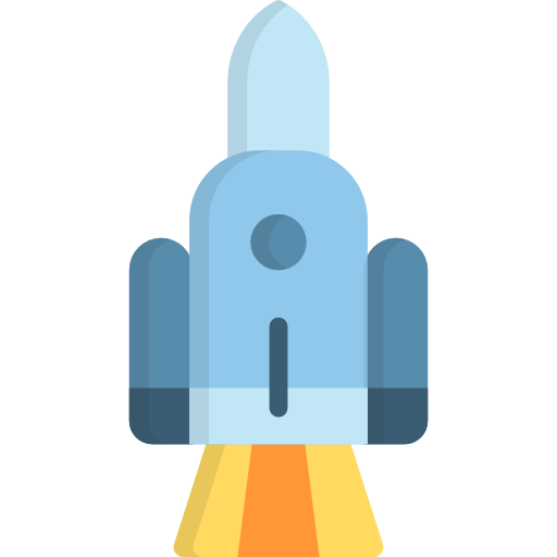 ruimtevaartuig Special Flat icoon