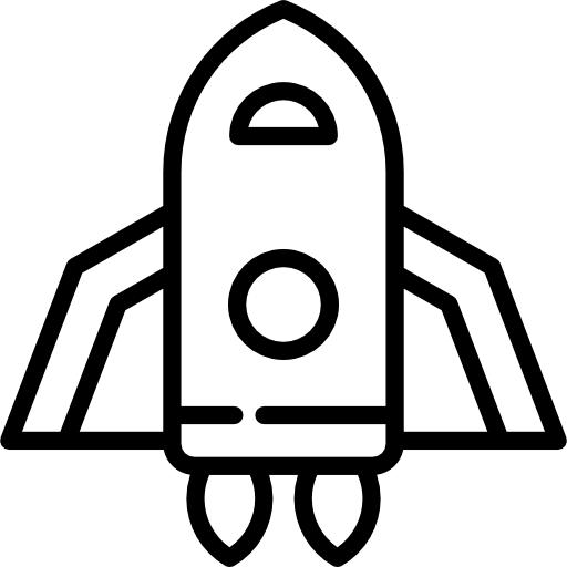 nave espacial Special Lineal Ícone