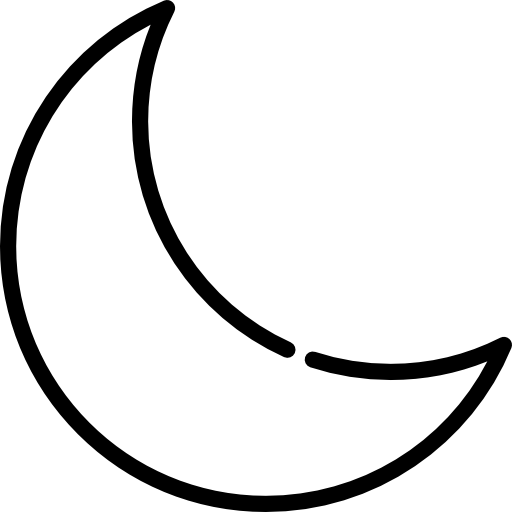księżyc Special Lineal ikona