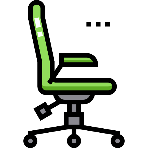 wózek inwalidzki Detailed Straight Lineal color ikona