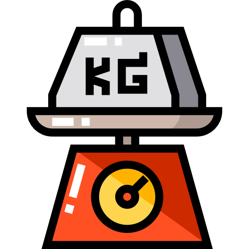 kilogramm Detailed Straight Lineal color icon