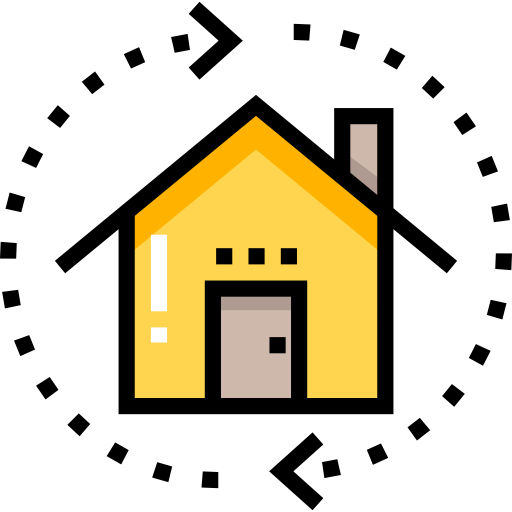 Houses Detailed Straight Lineal color icon