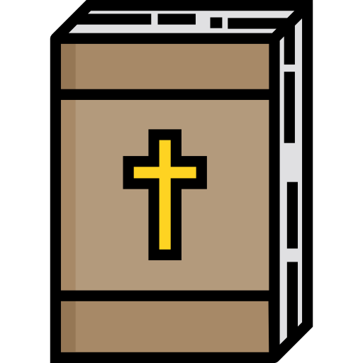 biblia Detailed Straight Lineal color ikona