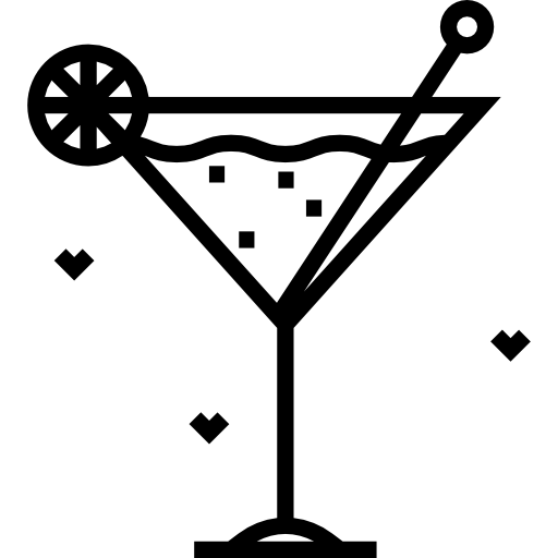Cocktail Detailed Straight Lineal icon