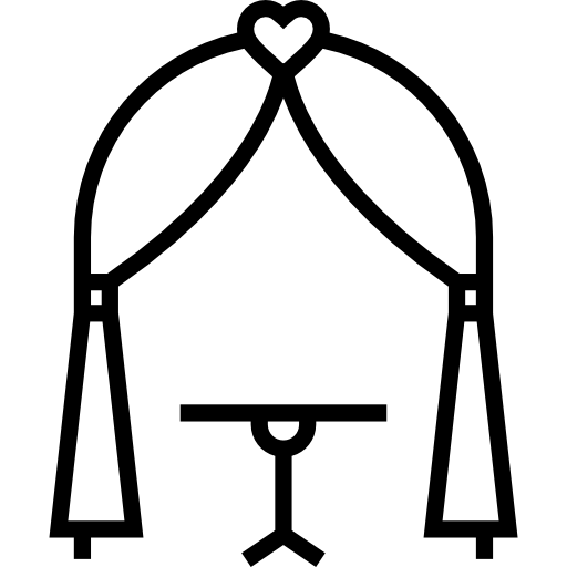 Wedding arch Detailed Straight Lineal icon