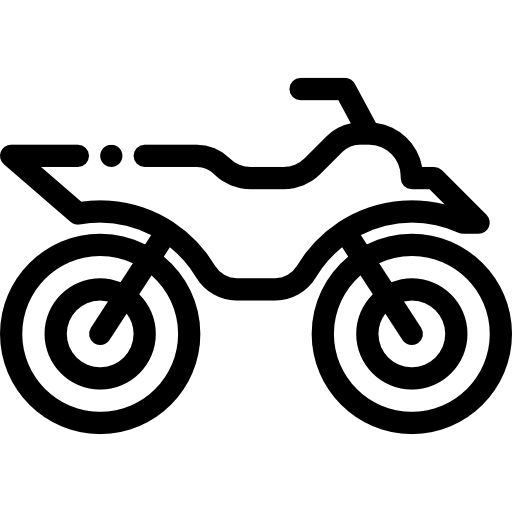 moto-cross Detailed Rounded Lineal icon