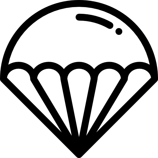 Parachute Detailed Rounded Lineal icon