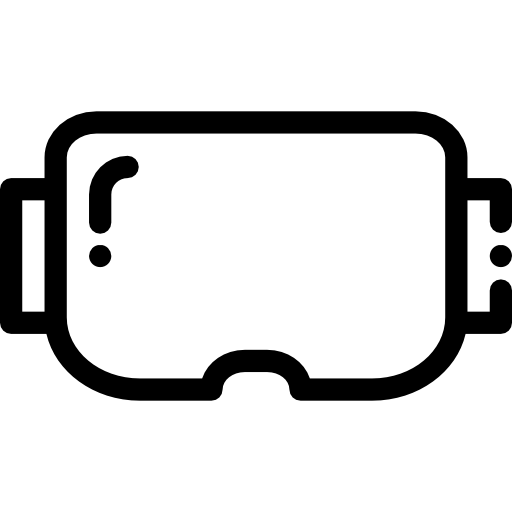Safety glasses Detailed Rounded Lineal icon