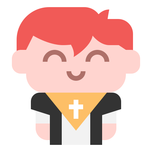 Priest Linector Flat icon