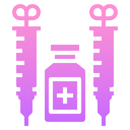 vacuna Generic Flat Gradient icono