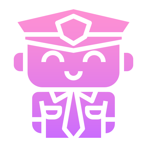 politie Generic Flat Gradient icoon