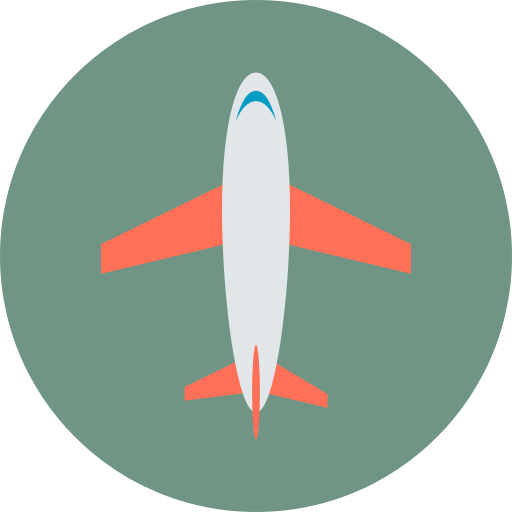 飛行機 Dinosoft Circular icon