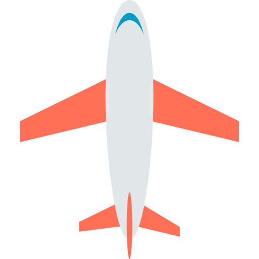 Airplane Dinosoft Flat icon