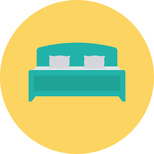 ベッド Dinosoft Circular icon