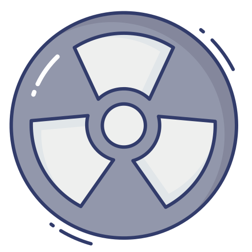 Radioactive Dinosoft Lineal Color icon