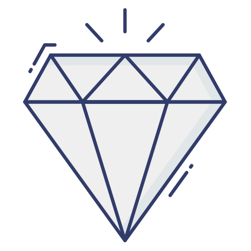 diamante Dinosoft Lineal Color icono
