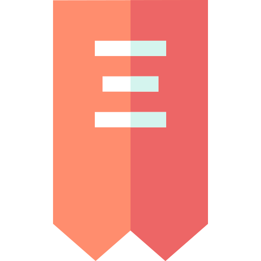 Bookmark Basic Straight Flat icon