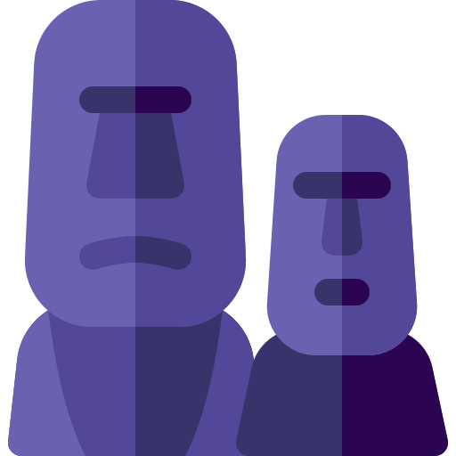 moai Basic Rounded Flat icon
