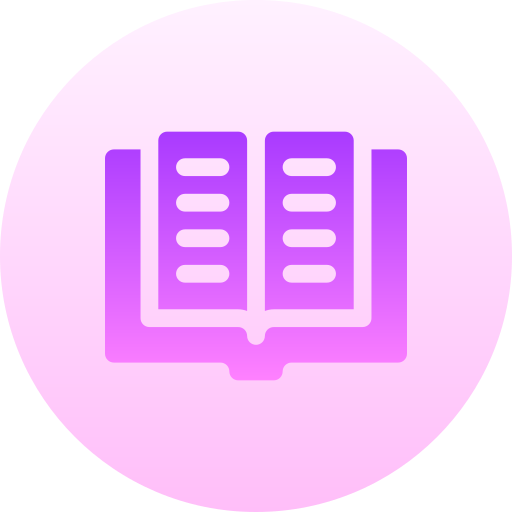 Reading book Basic Gradient Circular icon